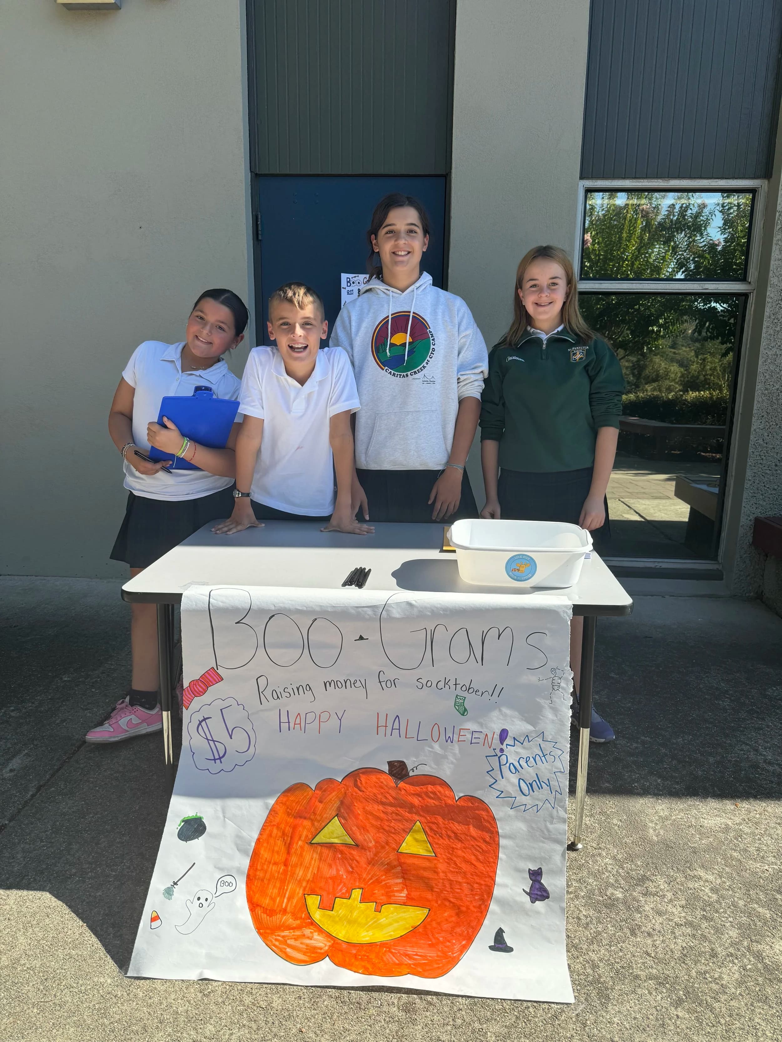 Music and arts class activity at St. Perpetua